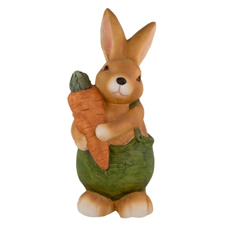 Фигура Кролик с морковкой 48х19х19см арт.к000029665