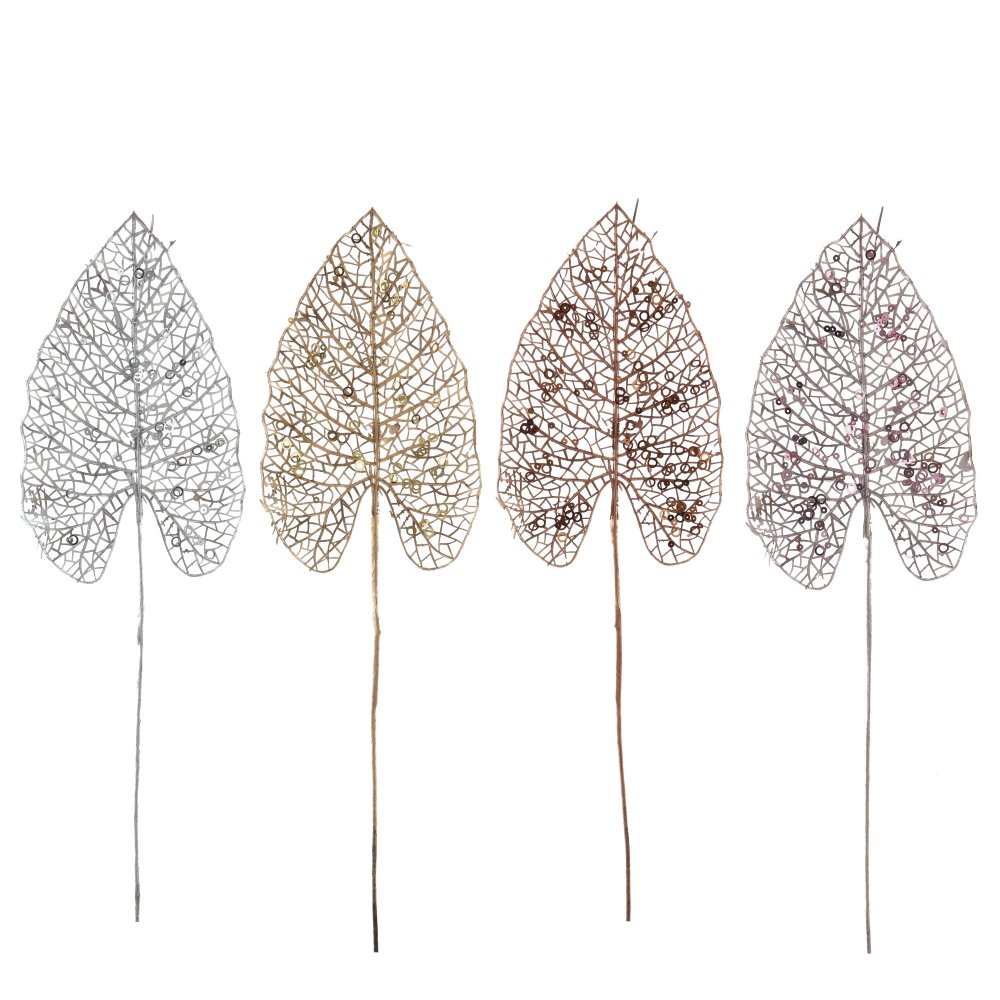 Иделие декоративное Ветка с блестками 13х2х48см 5в по цене 