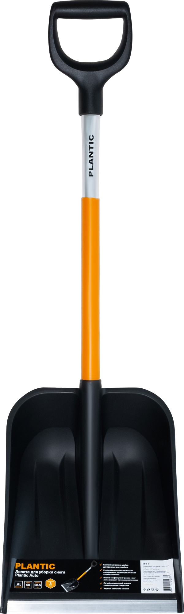 Лопата для уборки снега Плантик Авто 12010-01 по цене 