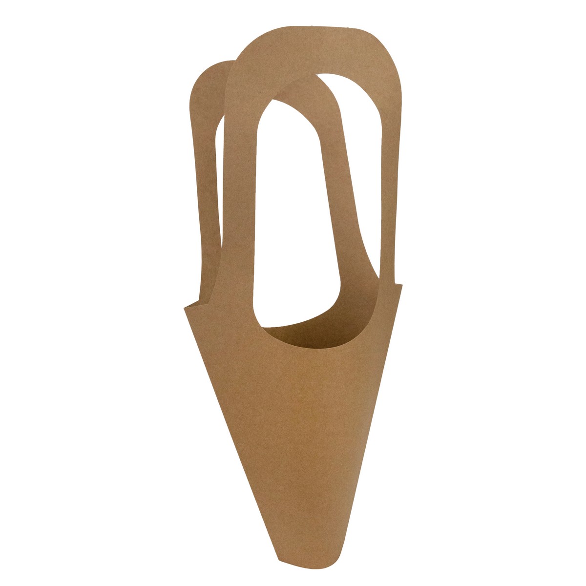 Пакет для цветов крафт 54х29,5х11,5см, натуральный по цене 