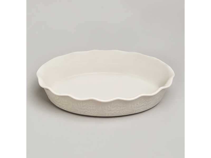 Форма для запекания овальная Бежевый 33x23,5x7см, керамика арт.780-125 по цене 