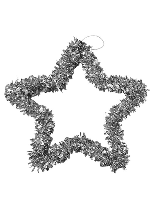 Украшение новогоднее венок из мишуры 1,5х33х34см арт.92804 по цене 