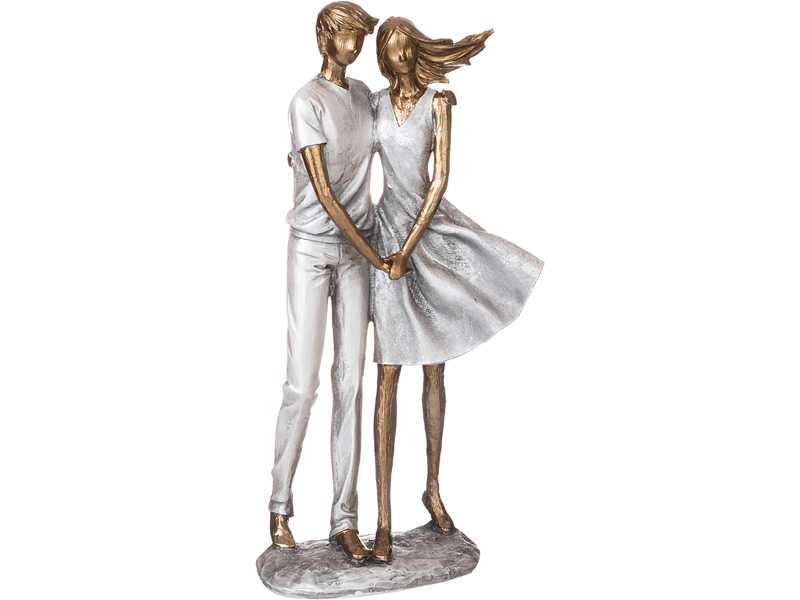 Статуэтка Фьюжн Влюбленные 17,5x10,5x34,5см, полистоун арт.162-966 по цене 