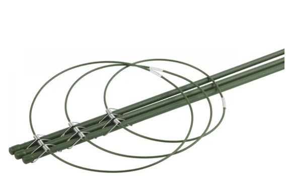 Поддержка для цветов 3 кольца 60см GFS-3-60 GREEN APPLE по цене 