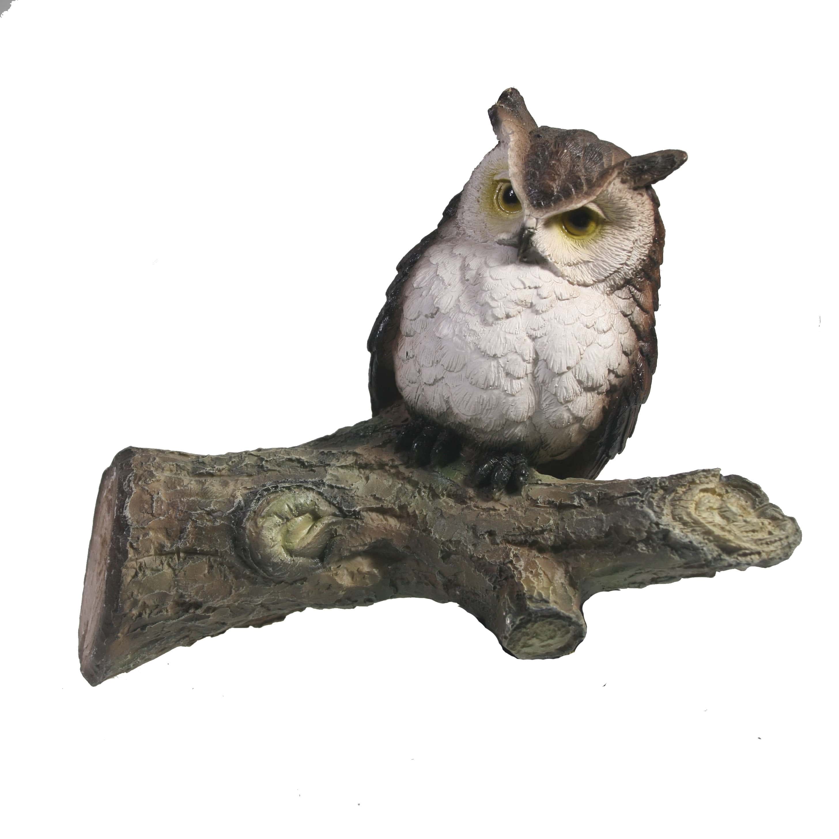 Фигура садовая навесная Филин на сучке 10х9х14,5см, полистоун арт.626542/F597 по цене 