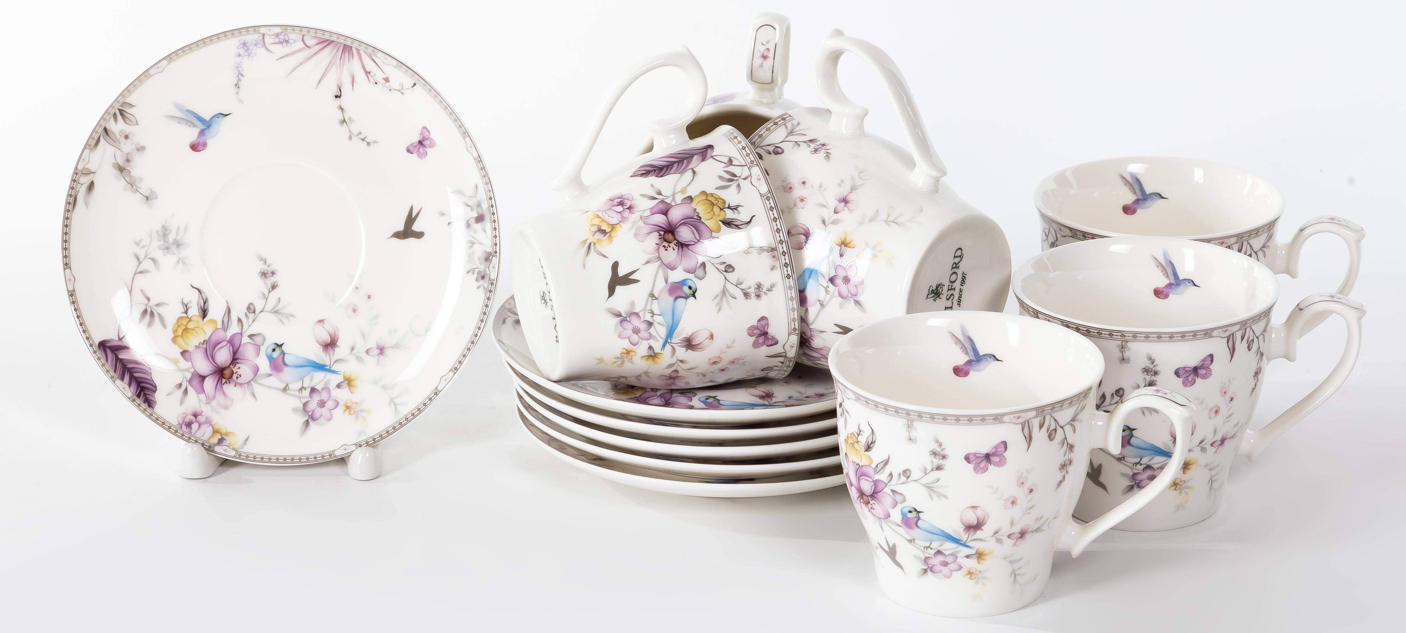 Набор чайный МЕЛАДИ 12 предметов, фарфор арт. 228-44001 по цене 