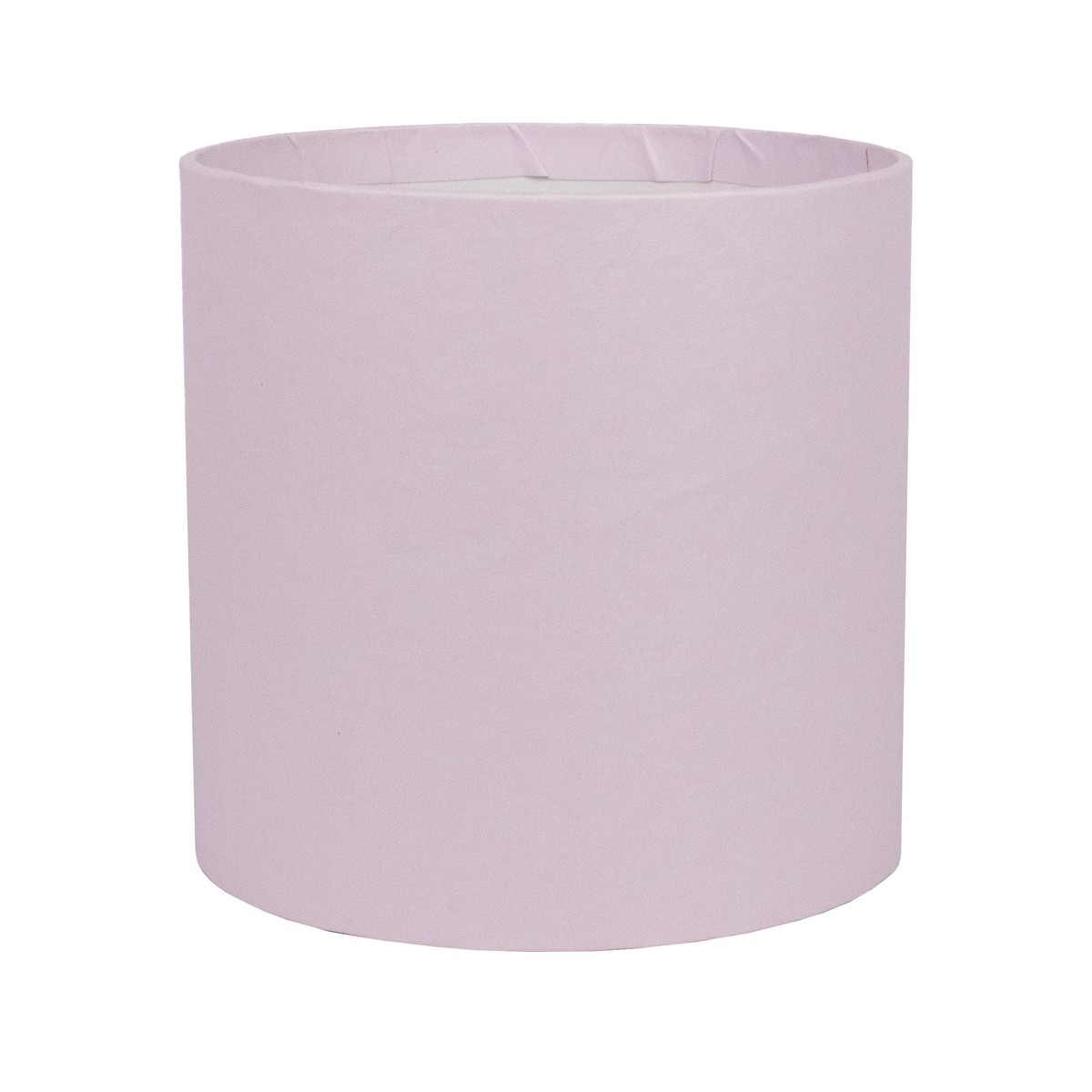 Коробка подарочная круглая без крышки 14x14см, светло-сиреневый по цене 