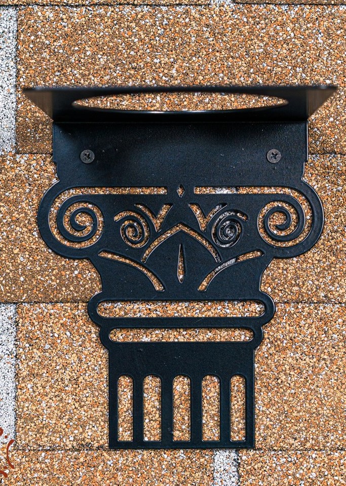 Кронштейн настенный для кашпо, металл арт.150-108B по цене 