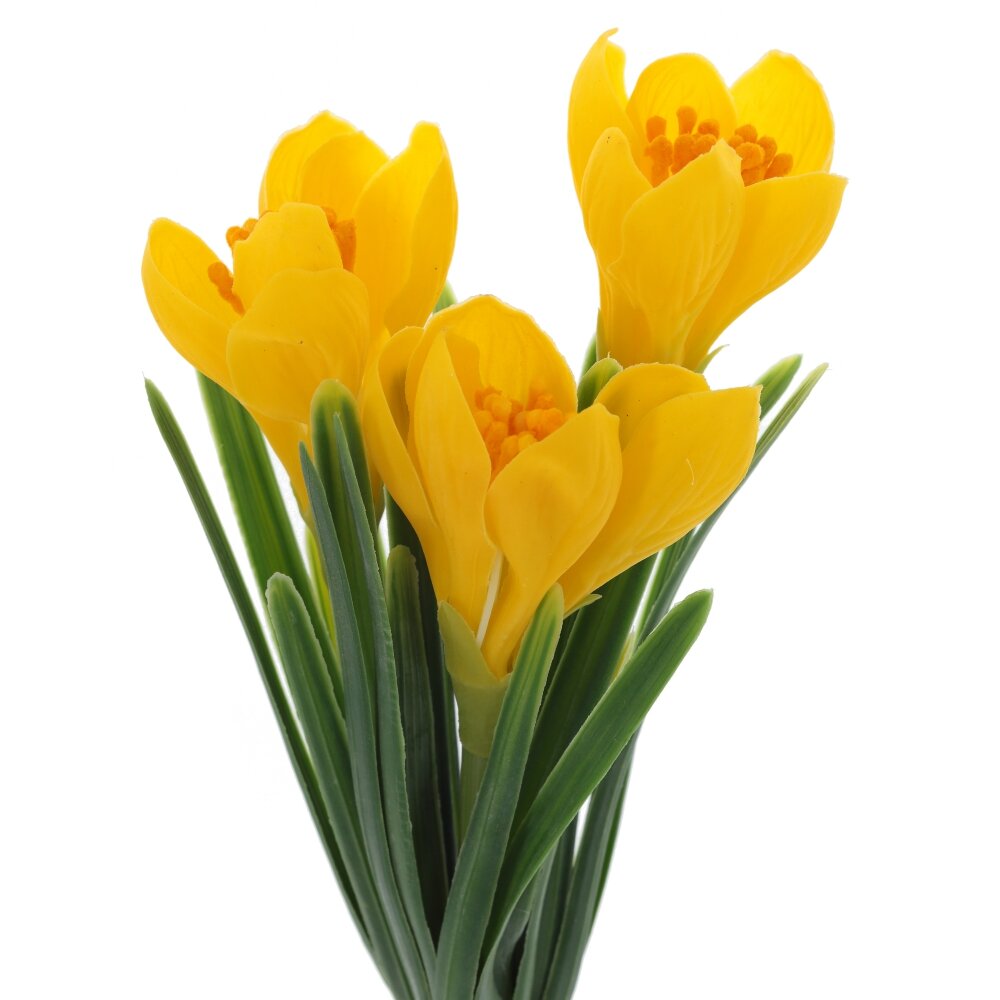 Цветок искусственный Букет Крокусов 11х11х31см арт.804710 по цене 