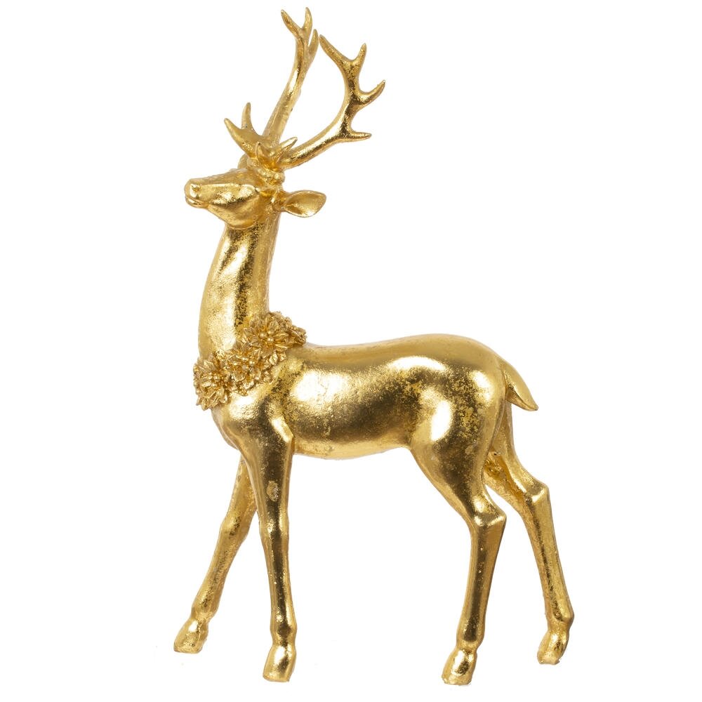 Фигурка декоративная Олень 22х8х31см арт.821657 по цене 