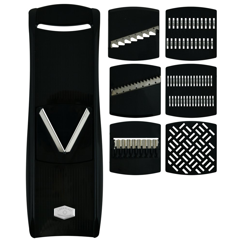 Терка с 7 насадками черная 37х12х4см арт.МТ76-215 по цене 