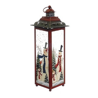 Подсвечник Фонарик металл, стекло 12,5х12,5х38см арт.718751 по цене 