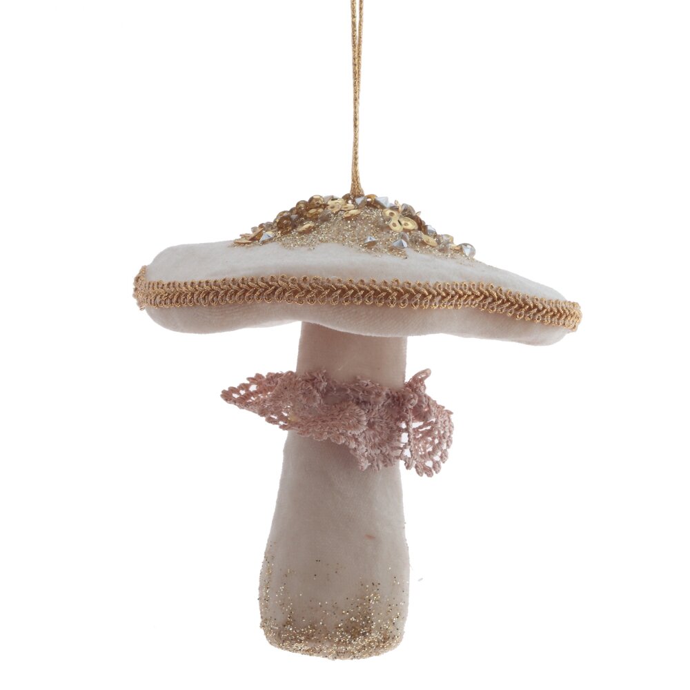 Изделие декоративное подвесное Гриб 10х10х11см арт.806866 по цене 