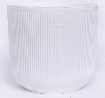 Горшок Росси ВипСет с дренажной системой 13х14,5х14,5см 1,9л пластик белый по цене 