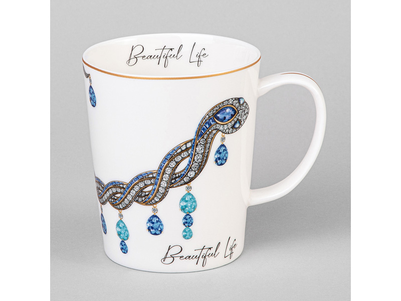 Кружка Лефард Прекрасная жизнь Змея 400мл, фарфор арт.590-559 по цене 