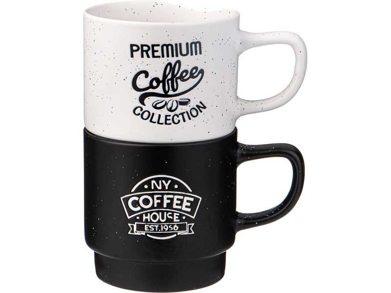 Набор кружек Лефард Кофемания 2пр 380мл, фарфор арт.260-910 по цене 