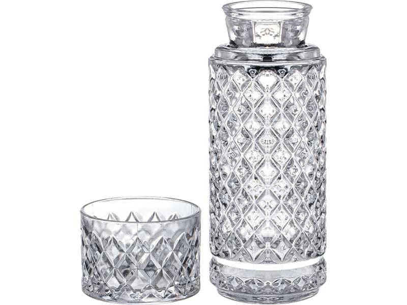 Графин с крышкой/стаканом Бриллиант, стекло 650/150мл арт.337-150 по цене 