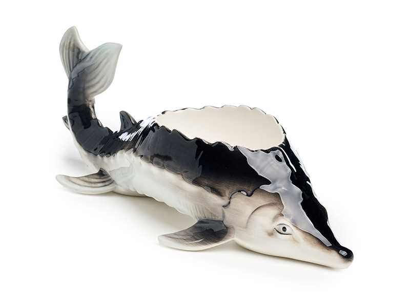 Икорница Лефард Осетр 25x9x7,5см, фарфор арт.58-1055 по цене 