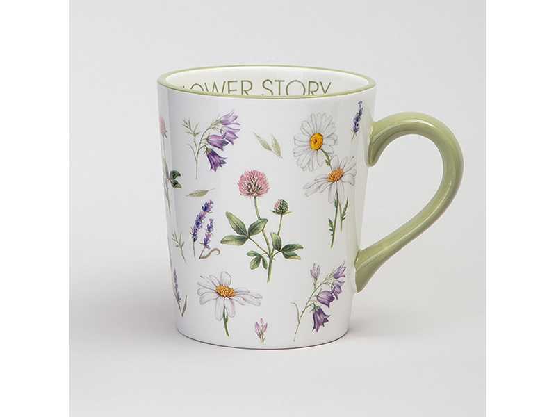 Кружка Агнесс История цветов 400мл, керамика арт.358-2169 по цене 