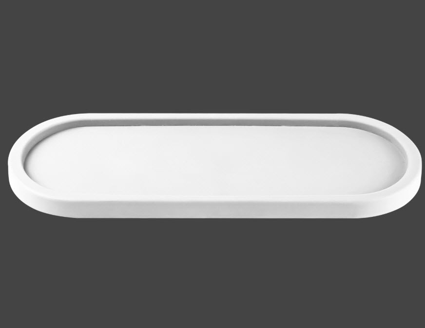 Подставка Амалия 2,1х42,5х16см белый, пластик арт.КШ-0814 по цене 