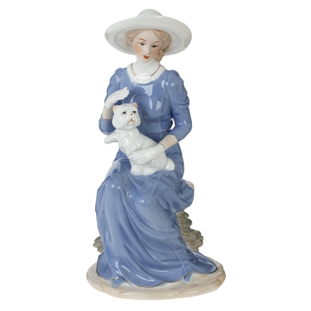 Фигурка Девушка 12x9x24см, фарфор арт.820252 по цене 