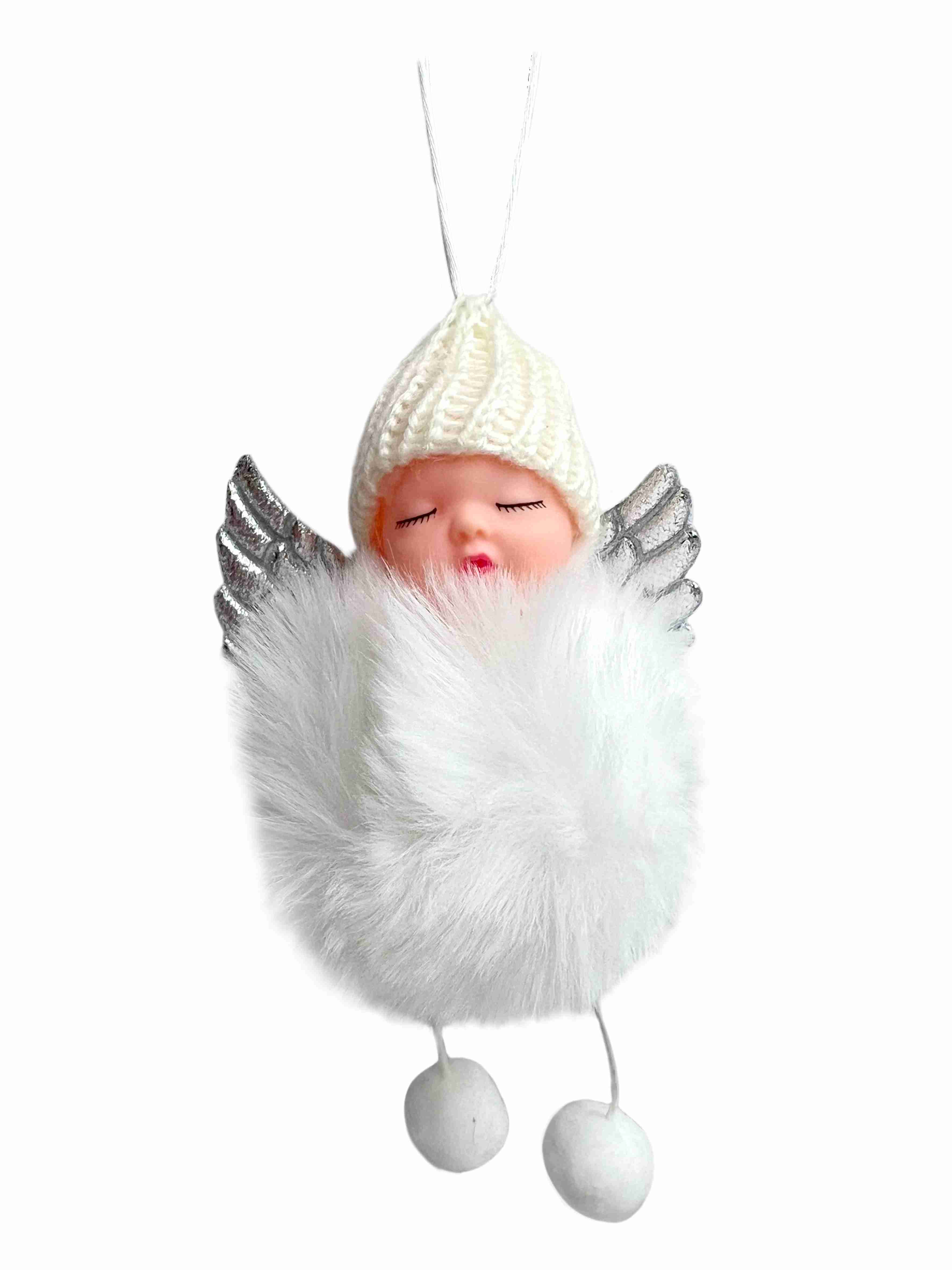 Украшение новогоднее подвесное Ангелочек 7х14,5х8,5см арт.93258 по цене 