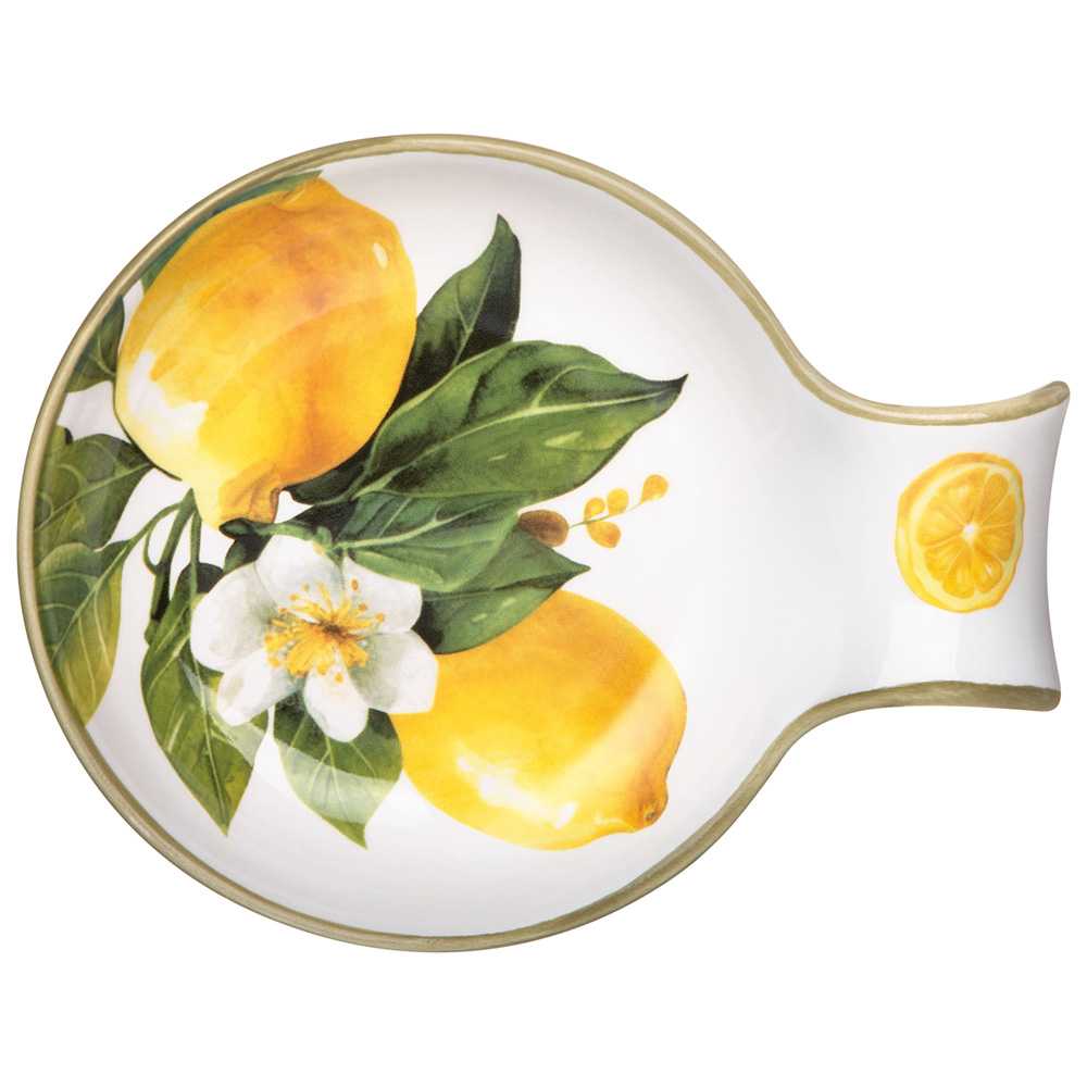 Подставка под ложку Лефард Лемон Три 15x11,5x2,5см, керамика арт.358-2394 по цене 