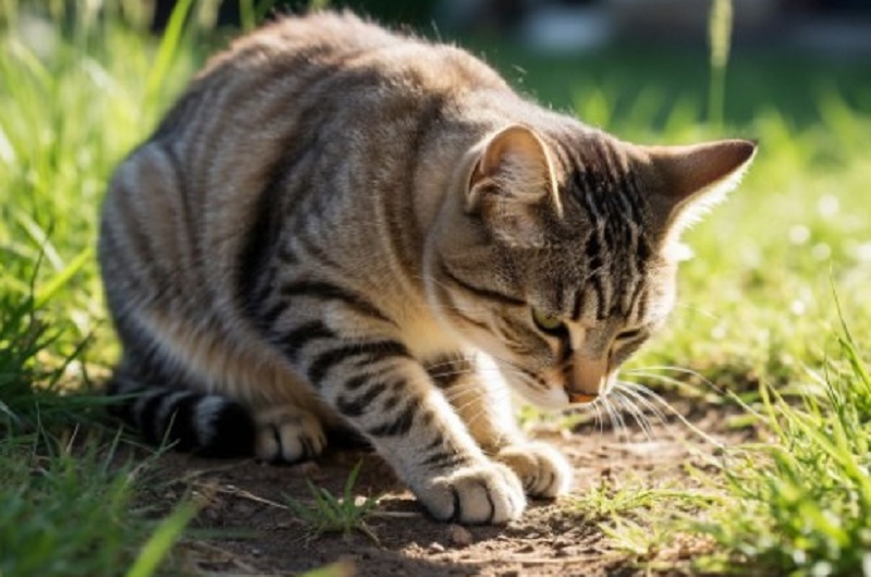 Посейте траву для кошек 