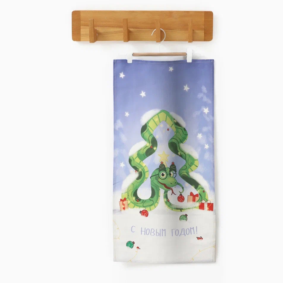 Полотенце Этель Волшебная змея 40х73см, хлопок арт.10646675 по цене 