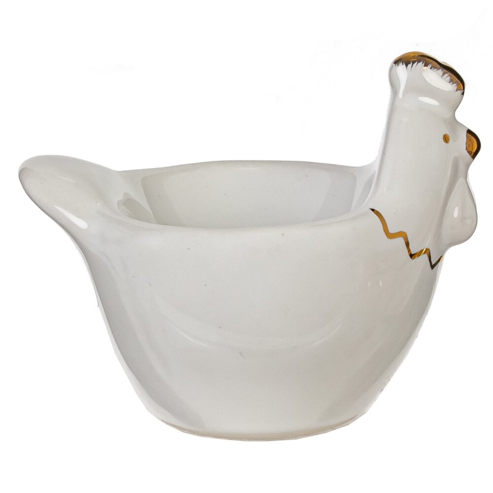 Подставка для яйца Курочка 7,5х5,5х6см, керамика арт.815131 по цене 