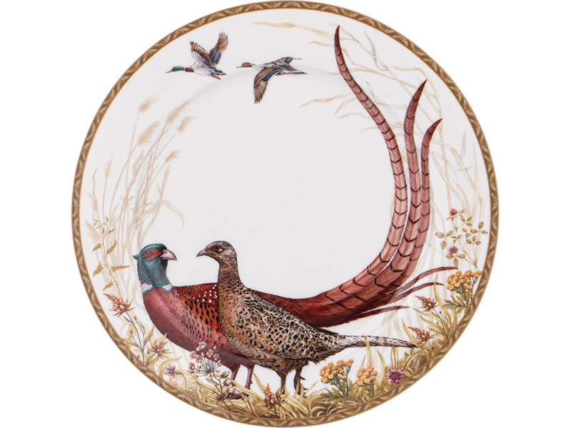 Тарелка закусочная Лефард Охота 20,5см фарфор арт.590-512 по цене 