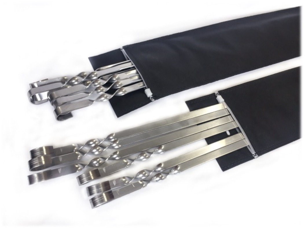 Набор шампуров 2х500мм в чехле 6шт по цене 