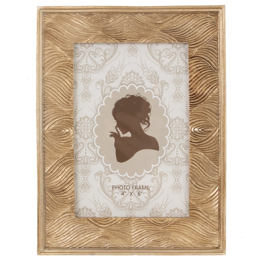 Фоторамка для фото 10х15см, золото арт.817127 по цене 