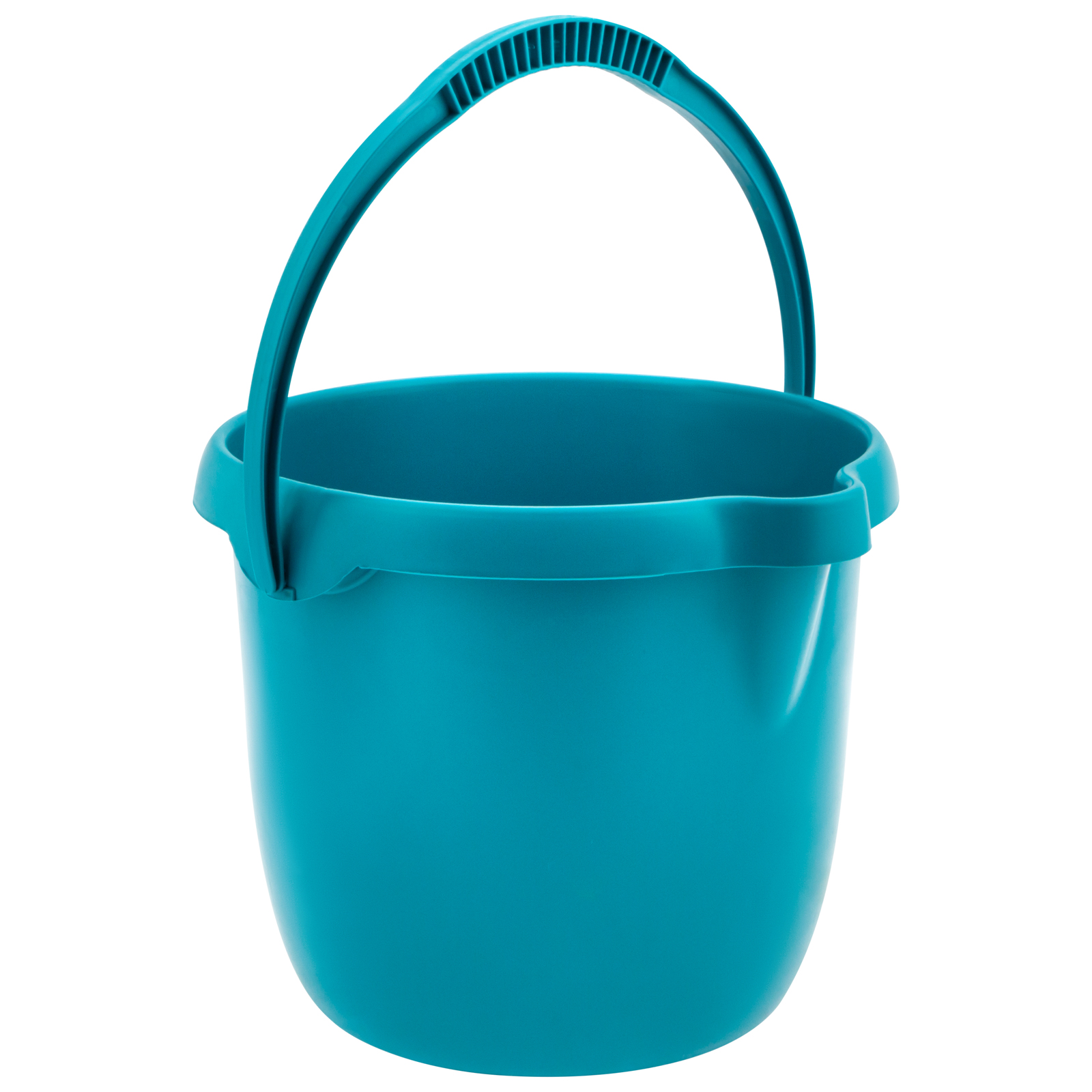 Ведро пластмассовое круглое Палисад Хоум 12л бирюзовое арт.929575 по цене 