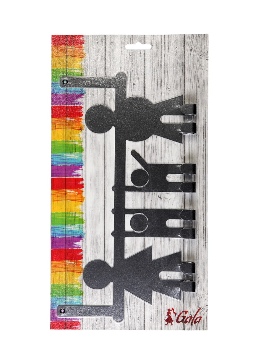 Вешалка 30х16х1,9см, металл арт.VL004-BY по цене 