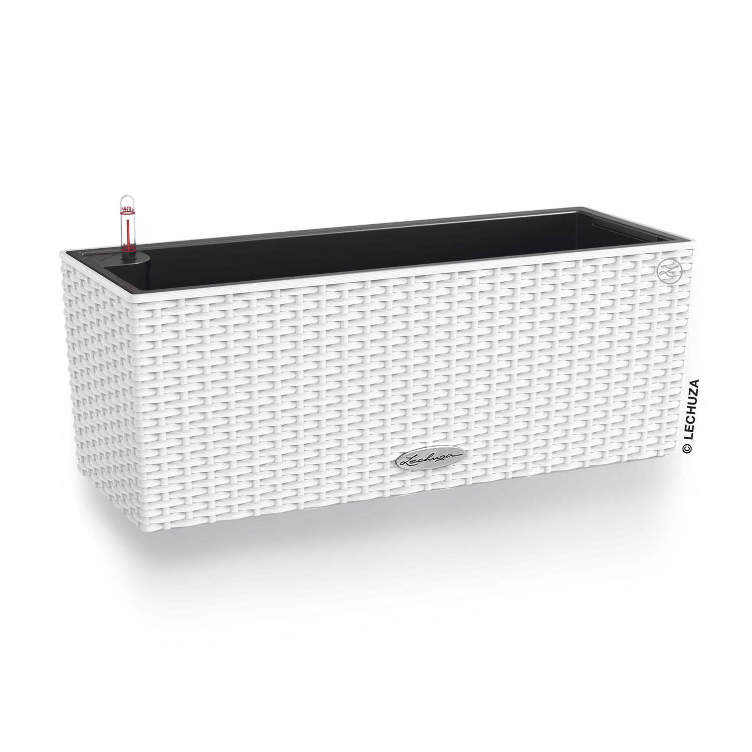 Кашпо с автополивом Лечуза Балконера Коттедж 50см белый, пластик арт.15600 по цене 