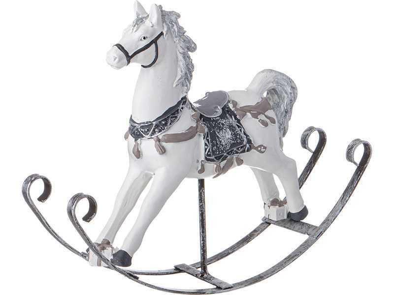 Фигурка декоративная Конь-качалка 21х5,5х18см, полистоун арт.79-261 по цене 