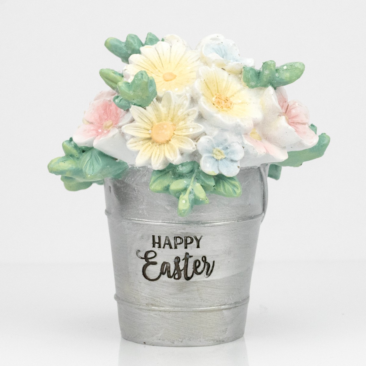 Цветок искусственный в кашпо 11x10,5x9см, полирезина по цене 