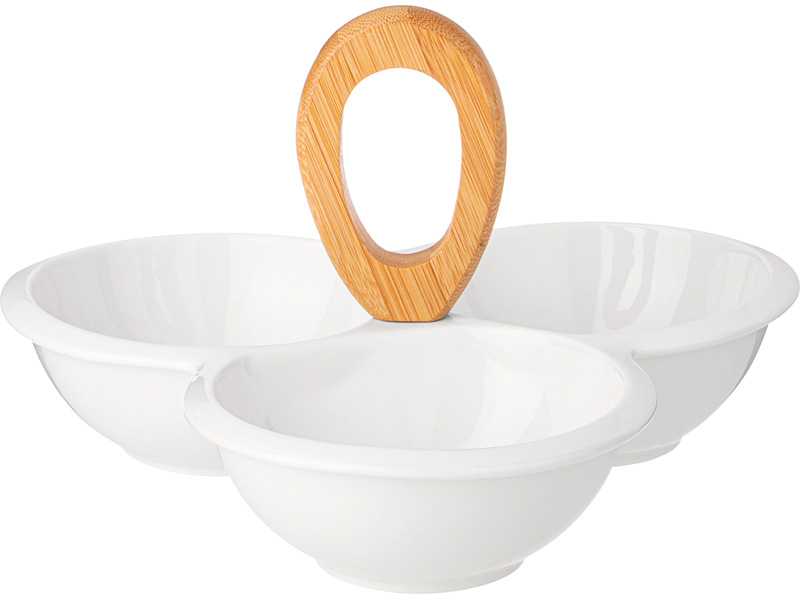 Менажница Лефард Натив 3 секции 23,3x24,7x5,4см арт.474-215 по цене 