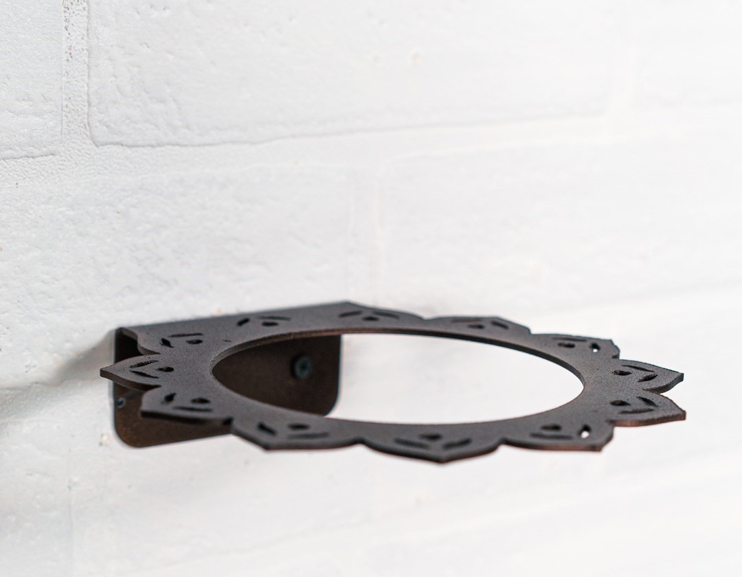 Подставка для цветов настенная на 2 цветка, металл арт.15-116B по цене 