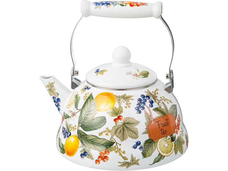 Чайник Агнесс эмаль желтый 3л арт.934-587 по цене 