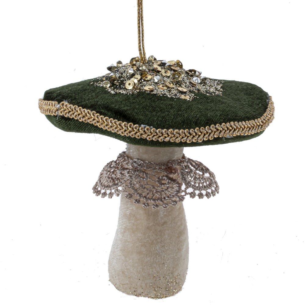 Изделие декоративное подвесное Гриб 10х10х10см арт.806830 по цене 