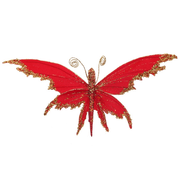 Украшение новогоднее Бабочка, L20 W32см по цене 