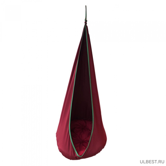 Качели детские подвесные Пуф, арт.4765-МТ00, красный по цене 