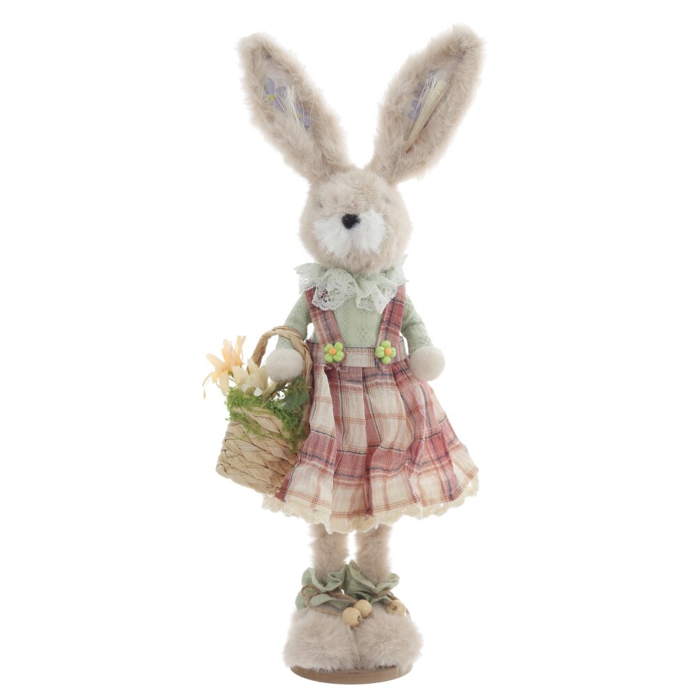 Фигурка декоративная Зайка 13х10х42см арт.818795 по цене 