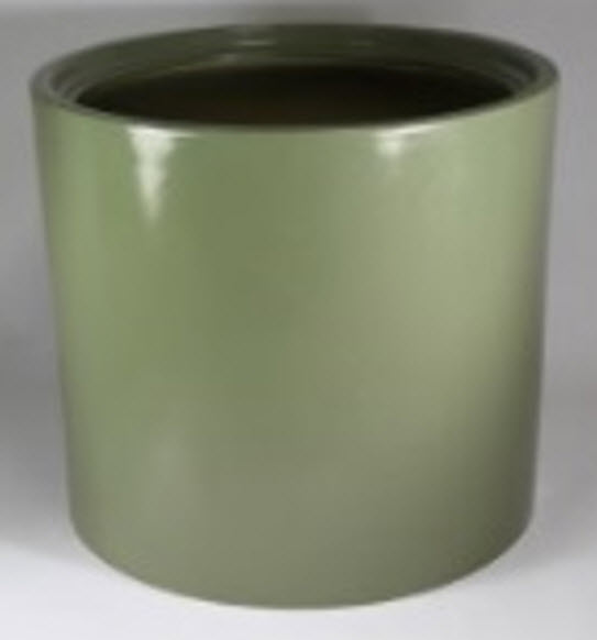 Горшок Лидер 10х12см 0,7л оливковый, керамика арт.10005586 по цене 