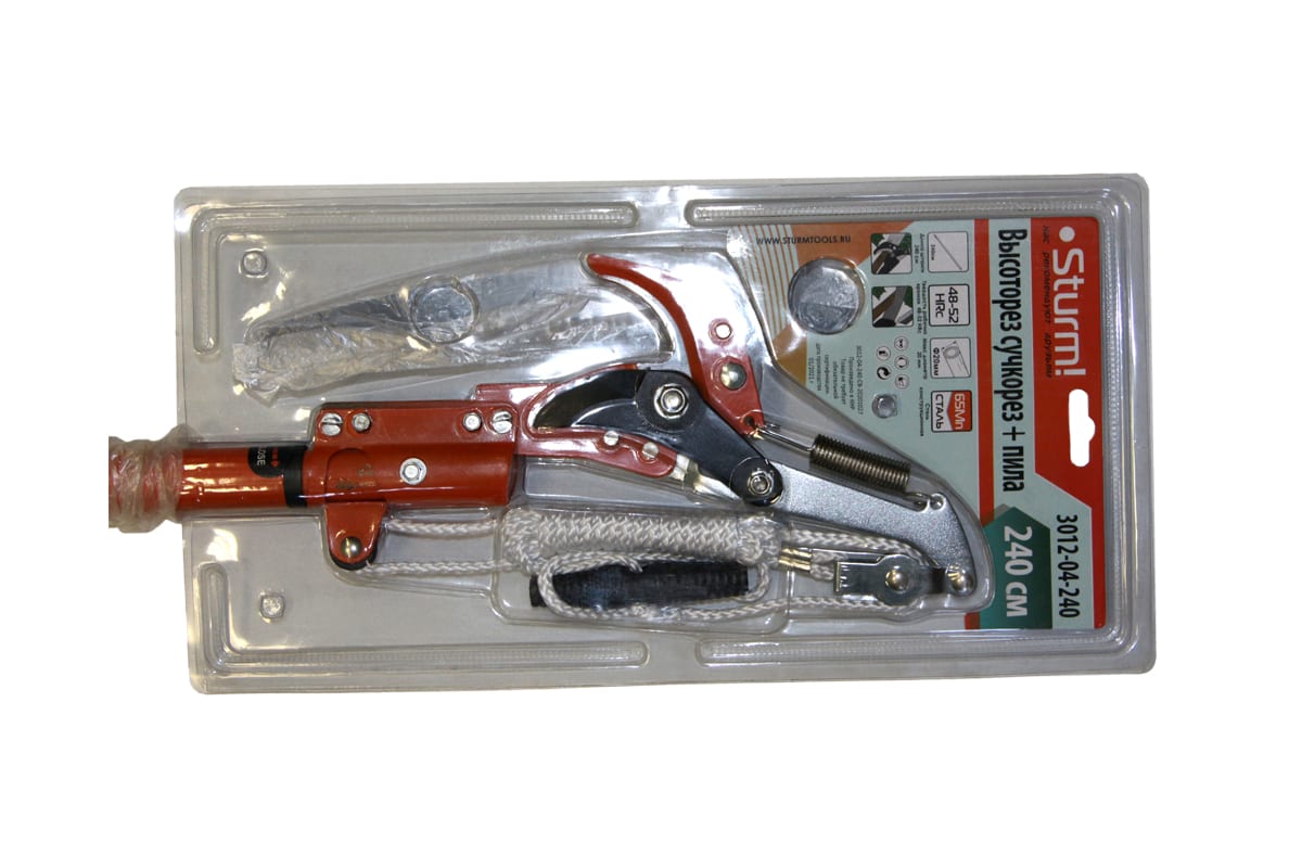 Высоторез Штурм сучкорез, пила 2,4м арт.3012-04-240 по цене 