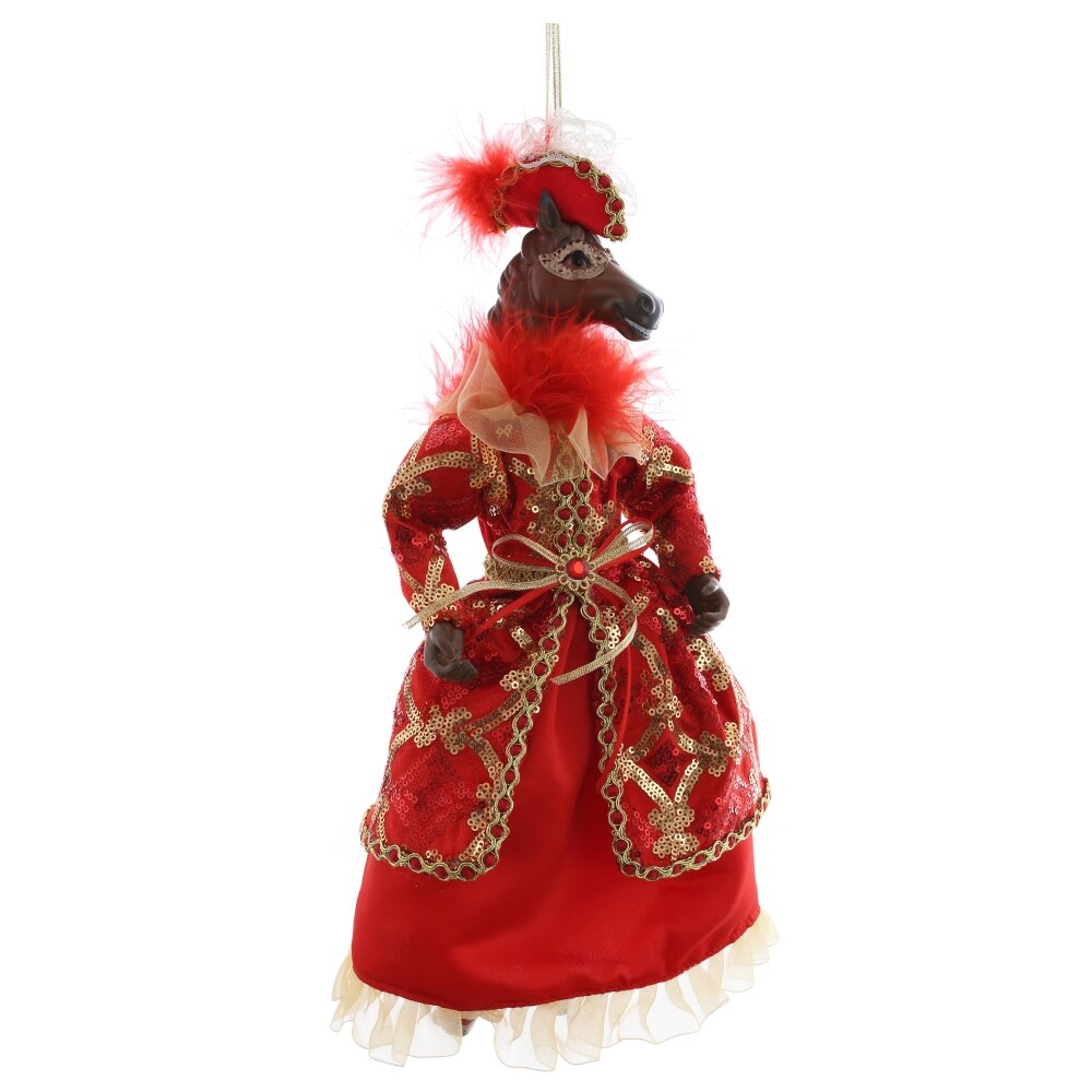 Игрушка набивная подвес Лошадь 12х10х42см арт.826018 по цене 