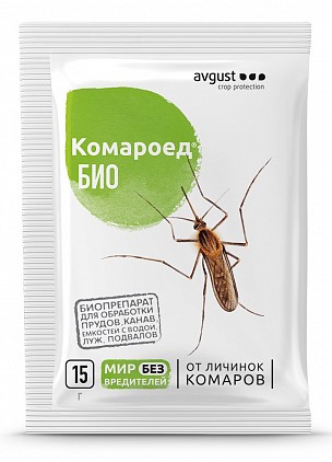 Инсектицид Август Комароед БИО от комаров 15гр по цене 