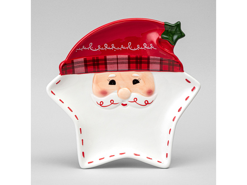 Блюдо сервировочное Лефард Рождественские каникулы 21,5х21х2см, керамика арт.230-509 по цене 